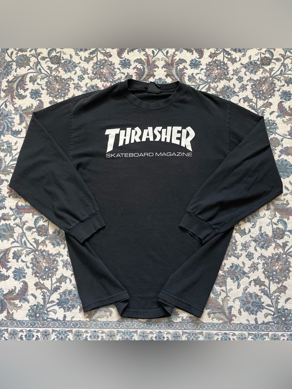 Thrasher Black Long-Sleeve